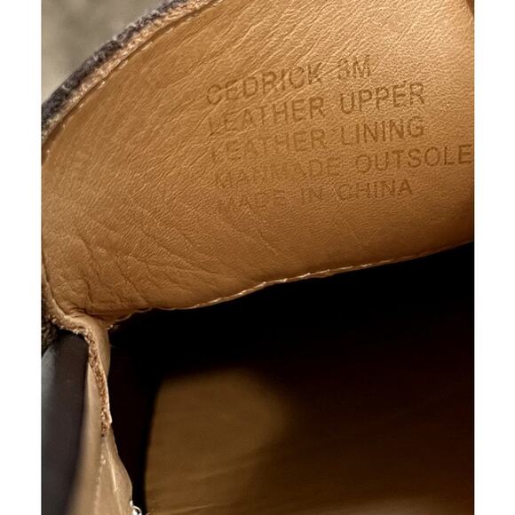 VITTORIO RUSSO Cedrick Loafer Leather Mens Sz 8M - Picture 7 of 7